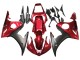 Carena Moto Yamaha YZF 600 R6 2005 - Rosso Nero Opaco