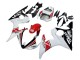Carene Moto Yamaha YZF 600 R6 2005 - Bianco Nero Rosso Motul