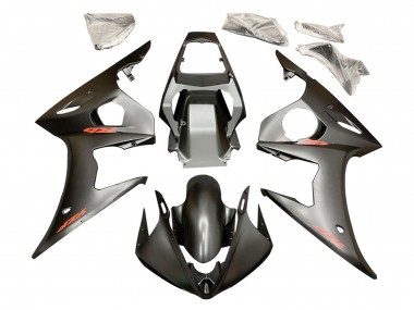 Carene Moto Yamaha YZF 600 R6 2005 - Nero Opaco Rosso