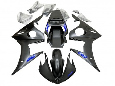 Carene Moto Yamaha YZF 600 R6 2005 - Nero Blu