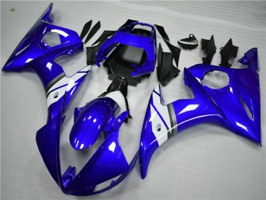 Carene Moto Yamaha YZF 600 R6 2005 - Blu Bianco