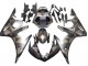 Carene Moto Yamaha YZF 600 R6 2005 - Nero Opaco Grigio Geometrico
