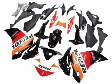 Carene Moto Honda CBR250RR 2011-2015 - Arancia Bianco Rosso Nero Lucido HRC Repsol