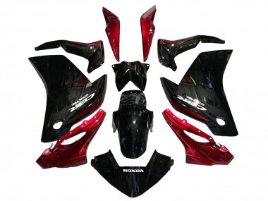 Carene Moto Honda CBR250RR 2011-2015 - Nero Lucido Rosso