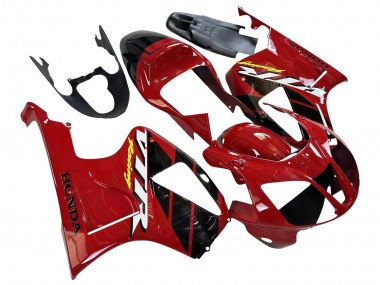 Carene Moto Honda VTR1000 2000-2006 - Rosso Nero Banda Corsa