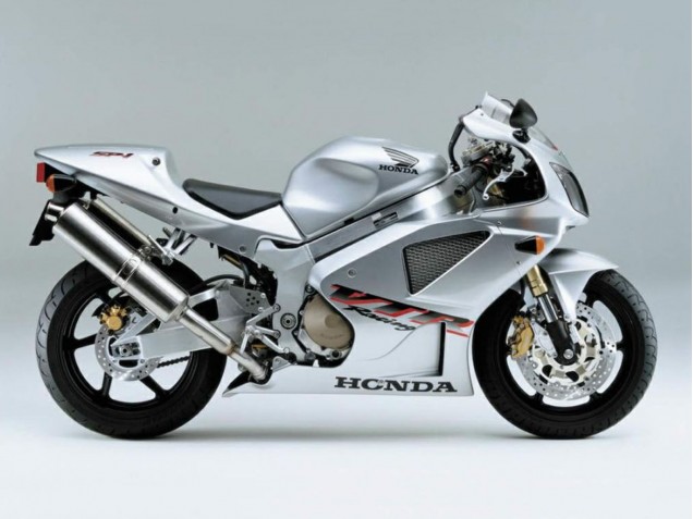 Carene Moto Honda VTR1000 2000-2006 - Argento Bianco Corsa