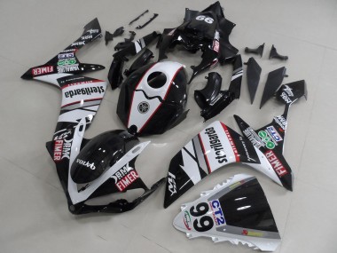 Carene Moto Yamaha YZF R1 2007-2008 - Bianco Nero Rosso Volvo Fimer Sterilgarda