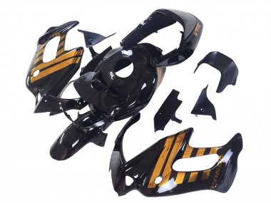 Carene Moto Honda VTR1000F 1997-2005 - Nero Lucido Oro