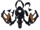 Carene Moto Honda VTR1000F 1997-2005 - Nero Lucido Oro