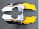 Carene Moto Honda NSR250R 1988-1989 - Bianco Giallo Oro Nero Lucido