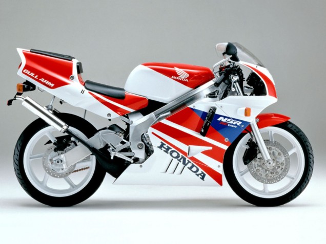 Carene Moto Honda NSR250R 1990-1993 - Bianco Rosso Blu