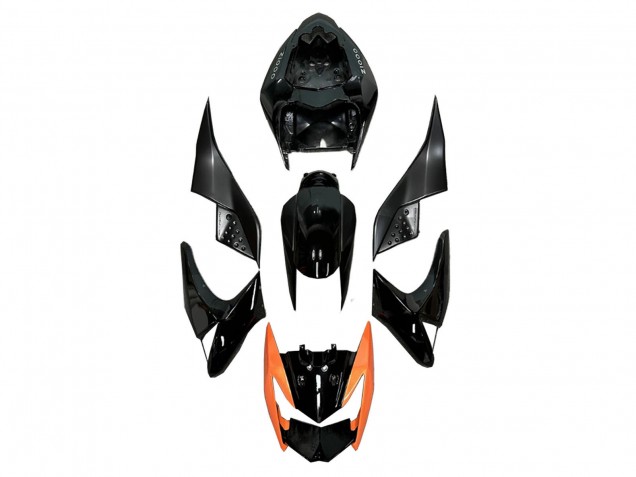 Carene Moto Kawasaki Z1000 2003-2006 - Nero Lucido Arancia