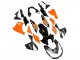 Carene Moto Kawasaki Z1000 2010-2013 - Arancia Nero Lucido