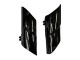 Carene Moto Kawasaki Z1000 2010-2013 - Arancia Nero Lucido