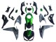 Carene Moto Kawasaki Z1000 2014-2019 - Nero Verde Grigio