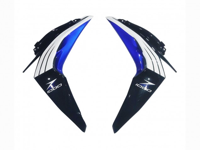 Carene Moto Kawasaki Z1000 2014-2019 - Bianco Blu Nero