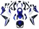 Carene Moto Kawasaki Z1000 2014-2019 - Bianco Blu Nero