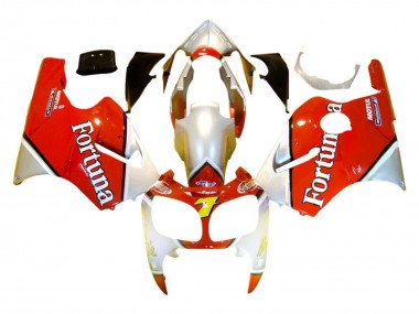 Carene Moto Kawasaki ZX12R 2000-2001 - Argento Rosso Fortuna Motul 7