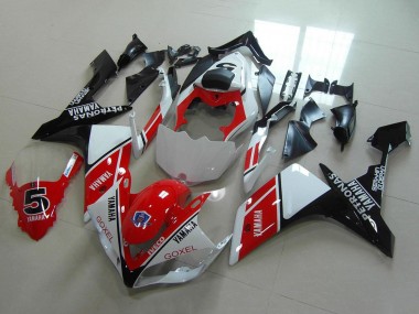Carene Moto Yamaha YZF R1 2007-2008 - Bianco Rosso Nero Petronas Goxel