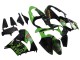 Carene Moto Kawasaki ZX9R 2000-2001 - Verde Nero Playboy DENSO