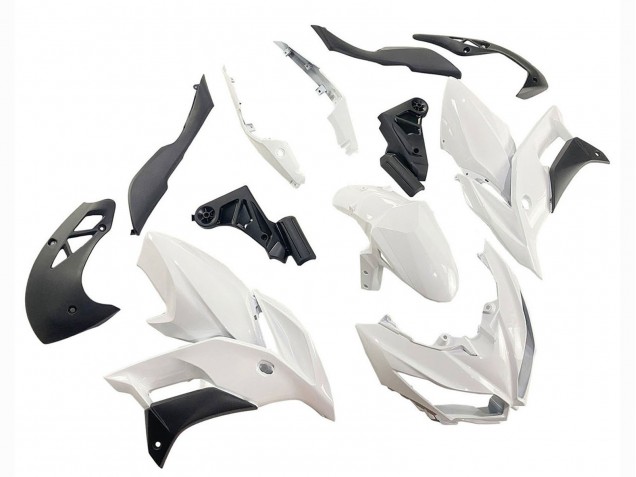 Carene Moto Kawasaki Versys 650 2015-2020 - Bianco Nero Opaco