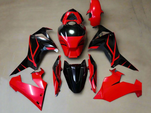 Carena Moto Honda CBR650R 2019-2020 - Rosso Nero Lucido Banda
