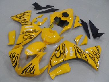 Carene Moto Yamaha YZF R1 2009-2011 - Giallo Nero Fiamma