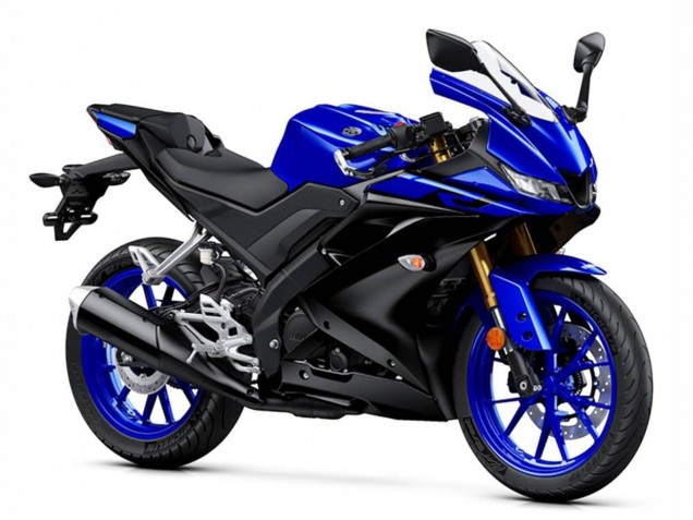 Carene Moto Yamaha YZF R15 2018-2024 - Blu Nero Opaco