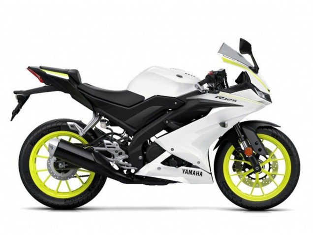 Carene Moto Yamaha YZF R125 2019-2024 - Bianco Giallo