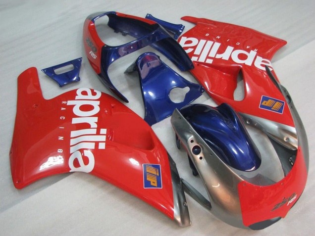 Carene Moto Aprilia RS250 1995-1997 - Rosso Argento Blu Bianco