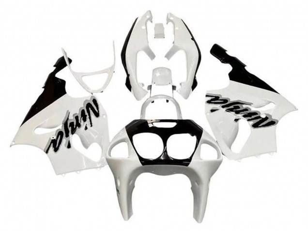 Carene Moto Kawasaki ZX7R 1996-2003 - Bianco Nero