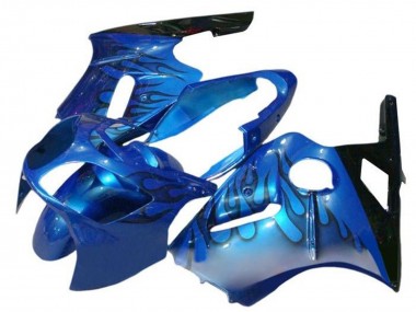 Carene Moto Kawasaki ZX12R 2000-2001 - Blu Nero Fiamma