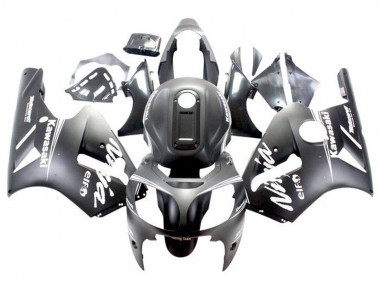 Carene Moto Kawasaki ZX12R 2000-2001 - Nero Opaco Bianco