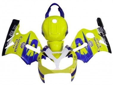 Carene Moto Kawasaki ZX12R 2000-2001 - Giallo Bianco Blu Corona Extra