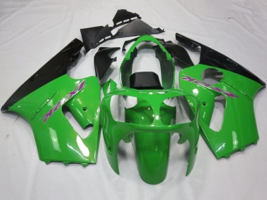 Carene Moto Kawasaki ZX12R 2000-2001 - Verde Nero Viola