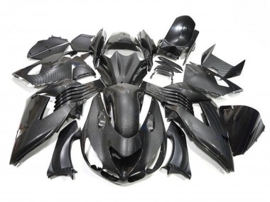 Carene Moto Kawasaki ZX14R ZZR1400 2006-2011 - Falso Fibra di Carbonio