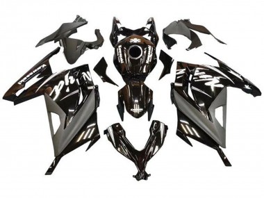 Carene Moto Kawasaki EX300 2013-2017 - Nero Lucido Nero Opaco Bianco