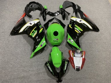 Carene Moto Kawasaki EX300 2013-2017 - Verde Nero Bianco Giallo Rosso