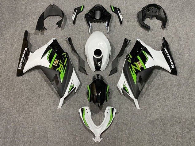 Carene Moto Kawasaki EX300 2013-2017 - Bianco Verde Nero