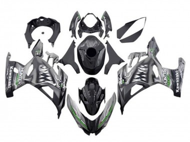 Carene Moto Kawasaki Ninja 400 2018-2024 - Nardo Grigio Nero Squalo