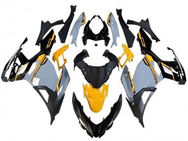 Carene Moto Kawasaki Ninja 400 2018-2024 - Nardo Grigio Arancia Nero