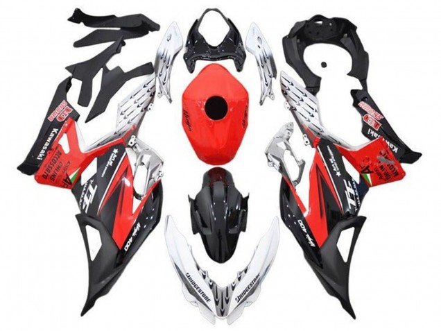 Carene Moto Kawasaki Ninja 400 2018-2024 - Bianco Rosso Nero
