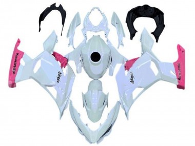 Carene Moto Kawasaki Ninja 400 2018-2024 - Bianco Perla Rosa