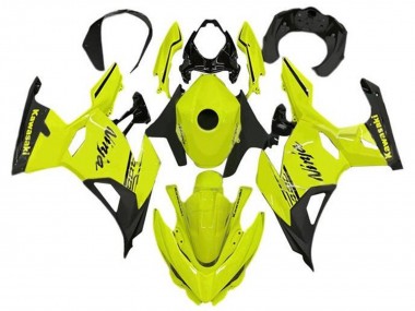 Carene Moto Kawasaki Ninja 400 2018-2024 - Neon Giallo Nero