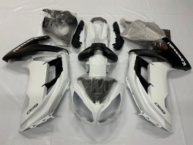 Carene Moto Kawasaki Ninja 650 EX650 2012-2016 - Bianco Perla Nero Opaco