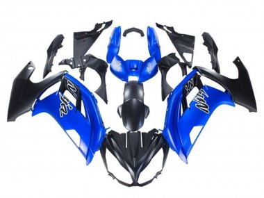 Carene Moto Kawasaki Ninja 650 EX650 2012-2016 - Blu Nero Opaco