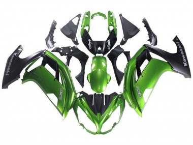 Carena Moto Kawasaki Ninja 650 EX650 2012-2016 - Verde Nero Opaco