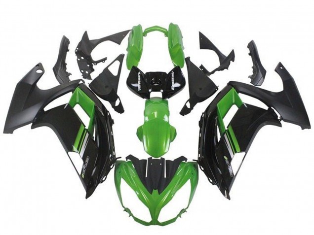Carene Moto Kawasaki Ninja ER6F 2012-2014 - Verde Nero