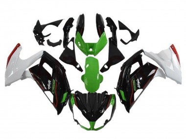 Carene Moto Kawasaki Ninja 650 EX650 2012-2016 - Verde Nero Bianco Rosso