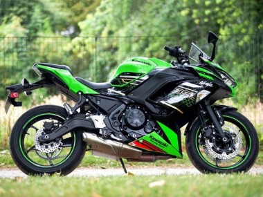 Carene Moto Kawasaki Ninja 650 EX650 2020-2024 - Verde Nero Rosso Honeycomb